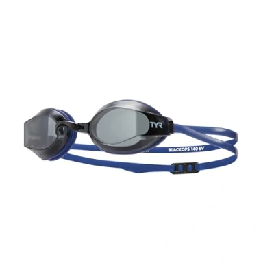 Image of TYR Black Ops Non Mirrored Adult Fit Swim Goggles, Smoke/navy, one size