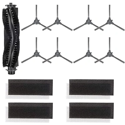 Image of GYing For Bagotte Robot Vacuum Cleaner BG600 / MAX BG700 BG800 Accessories (8x Side Brush, 4x HEPA Filters, 1x Main Brush)