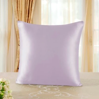 Image of townssilk Silk Pillowcase 100% 19 mm Pure Mulberry Silk, Double Sided for Hair Skin Health, Hidden Zip 600 Thread Count, 1 Piece, 40 x cm, Lavender