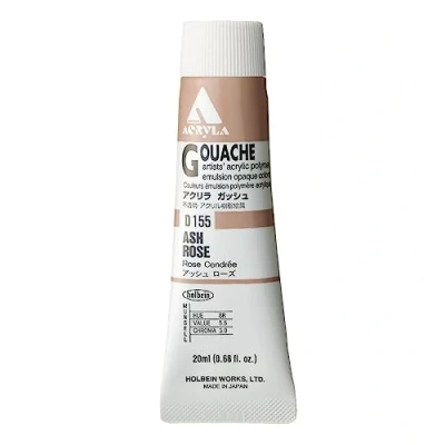 Image of Holbein Acryla Designer Gouache Ash Rose 20ml tube
