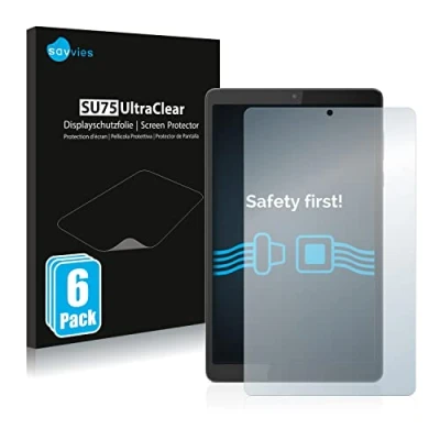 Image of Savvies 6 Pack Screen Protector compatible with Lenovo Tab M8 (4th Gen.) Protection Film Clear