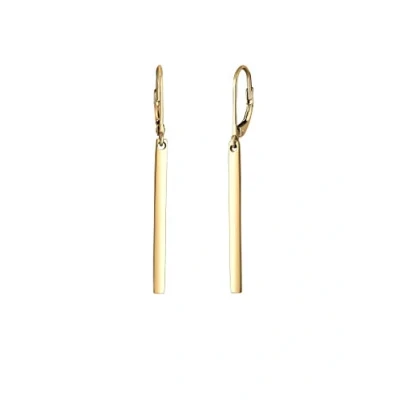 Image of Elli Earrings Ladies pendant Geo Look Basic Trend Blogger in 925 Sterling Silver