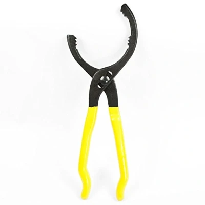 Image of TekBox 12 inch Adjustable Oil Filter Wrench/Pliers/Plier/Oil Removal Hand Tool/Self Adjusting