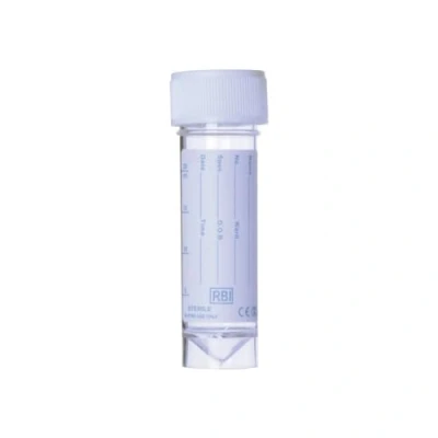 Image of Sterilin 30 ml Specimen Containers with Recording Labels 50 Pieces