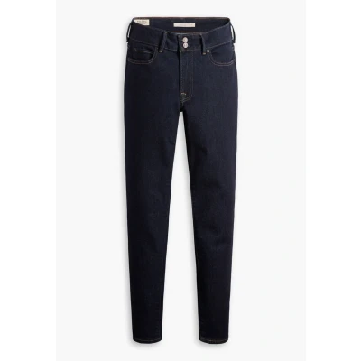 Image of Levi&#039;s Women&#039;s 711 Double Button Jeans, Blue Wave Rinse, 26W / 32L