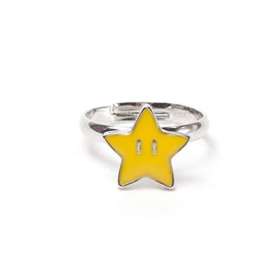 Image of Super Mario Nintendo Ring Star Yellow M