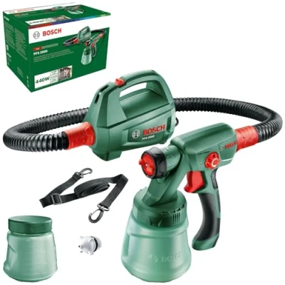 Image of Bosch Home and Garden Electric paint spray system PFS 2000 (440 watts, in box)