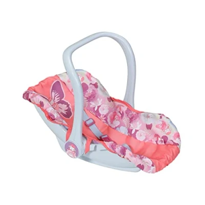 Image of Baby Annabell Active Comfort Seat,Accessory Dolls Sized 36cm/43cm Toddlers,2 in 1 Carrier &amp; Seat,Includes Fabric Cover,Ergonomic Handle,Safety Belt,Suitable from 3 Years,Multicolor (706657)