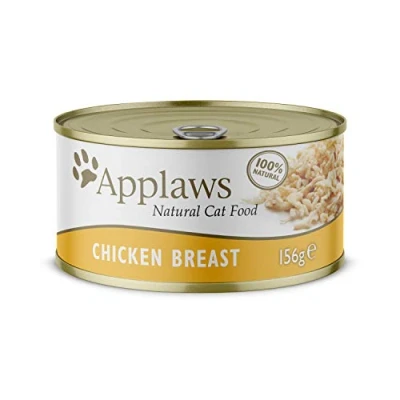 Image of Applaws Natural Chicken Breast Wet Cat Food Tin, 156g
