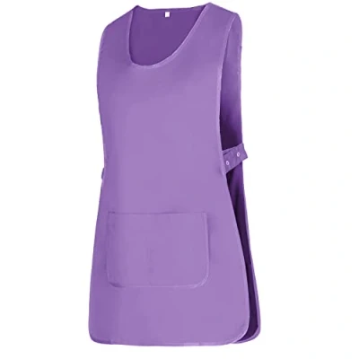 Image of MISEMIYA Apron Cleaning Work Uniform Clinic Hospital Veterinary Sanitation Hostelry Ref.868 X Large, Lilac