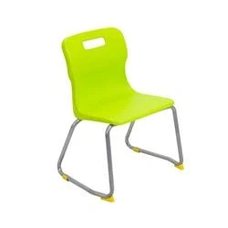 Image of Titan Skid Base Chair Size 3 350mm Seat Height Lime T23 L