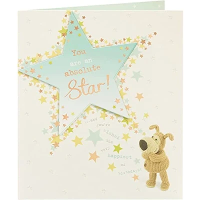 Image of Boofle Birthday Card Cute for Friend Her You&#039;re an Absolute Star