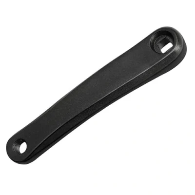 Image of Cdofo Bicycle Crank Arm Aluminum Alloy Left Hand Single Speed Crankset for Mountain Road Bike 170mm (Horizontal Square Hole Black)