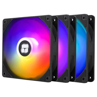 Image of Thermalright TL C12C S CPU Fan 120mm ARGB Case Cooler Fan, 4pin PWM Silent Computer With FDB Bearing Included, up to 1500RPM cooling fan（3 quantities）