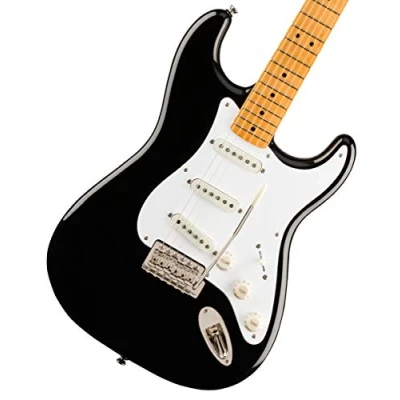 Image of Squier by Fender Classic Vibe &#039;50s Stratocaster, Electric Guitar, Maple Fingerboard, Black