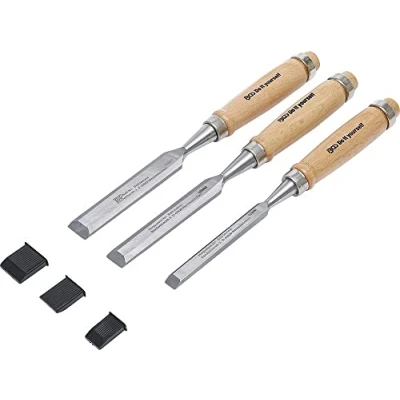 Image of BGS Diy 50240 Firmer Chisel Set 10 / 16 20 mm 3 pcs.