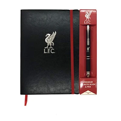 Image of Liverpool FC Notebook &amp; Pen A5 Executive Premium OFFICIAL Football Gift