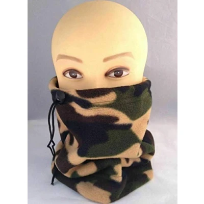 Image of Tomsey® Thermal Unisex Snood Scarf Neck Warmer Winter Ski Wear Tube Fleece Motorbike Cycling Running Earmuff Cover (Camo)