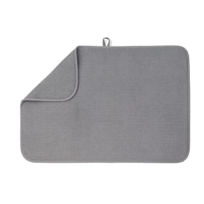 Image of Bellemain XXL Dish Mat 24 x 17 (Largest MAT) Microfiber Drying Mat, Super Absorbent by (Gray)
