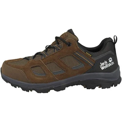 Image of Jack Wolfskin Men&#039;s Vojo 3 Texapore Low M Hiking Shoe, Brown Phantom, 8.5 UK
