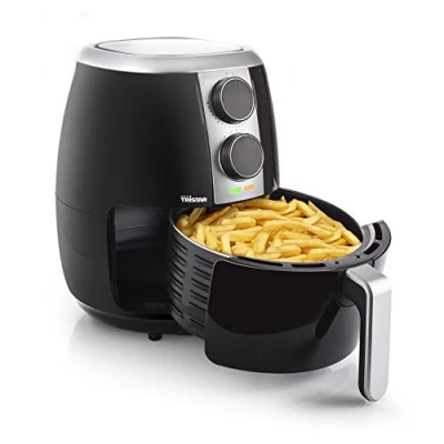 Image of Tristar Hot Air Fryer/Crispy Fryer XL with Adjustable Thermostat and Timer 66.7% Less Energy Consumption Without Fat Easy to Clean 3.5 Litre Capacity FR 6989
