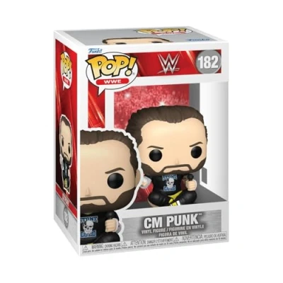 Image of Funko Pop! WWE: CM Punk Collectable Vinyl Figure Gift Idea Official Merchandise Toys for Kids &amp; Adults Sports Fans Model Collectors and Display