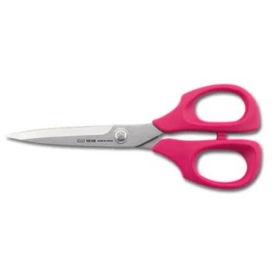 Image of KAI Universal scissors from the V5000 series in pink total length 16.5 cm for crafts, all round scissors, kitchen Made Japan Professional standard demands