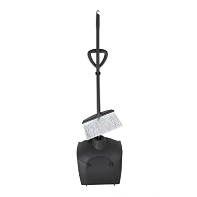 Image of Jantex Lobby Dustpan &amp; Brush Set Cleaning Equipment Supplies Sweeper Broom Mop, 26078