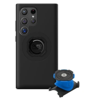 Image of Quad Lock Stem/Handlebar Bike Phone Holder Kit with MAG Case for Samsung Galaxy S24 Ultra