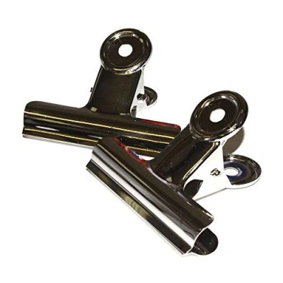 Image of ZIP 31 mm Strong Chrome Letter Clips (Pack of 10)