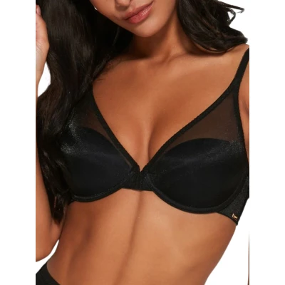 Image of Gossard Women&#039;s Glossies High Apex Light Padded Bra, Black, 30C
