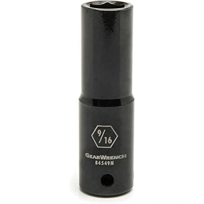 Image of GEARWRENCH 1/2&quot; Drive Deep Impact SAE Socket 9/16&quot;, 6 Point 84549N