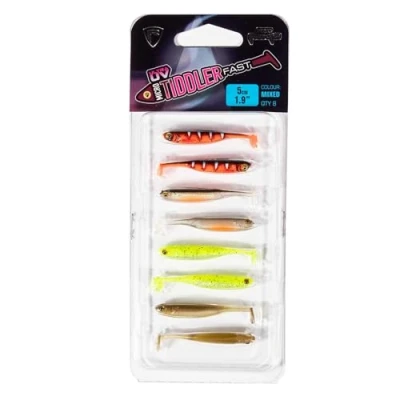Image of Fox Rage UV Micro Triddler Fast 4cm Qty 8 NMC064