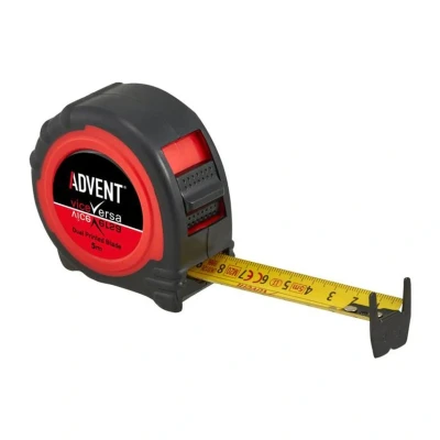 Image of Advent Vice Versa 5m x 25mm Metric Tape Measure Dual Printed Blade ATM4 5025VV