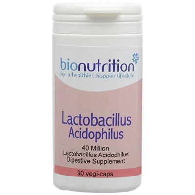Image of Bio Nutrition Lactobacillus Acidophilus Digestive probiotic health supplement 90 vegi caps