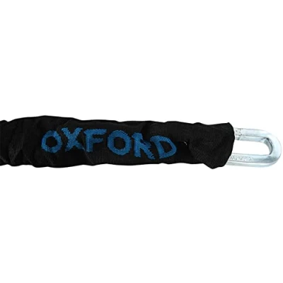 Image of Oxford OFH1G 12mm Square Link Chain 1.2m, Black, 3.93&#039; Long