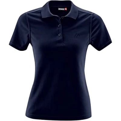 Image of Maier Sports Piquee Program Women&#039;s Polo Shirt Short Sleeves Black, L