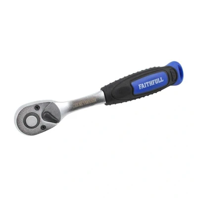 Image of Faithfull Quick Release Ratchet Handle 3/8in Square Drive