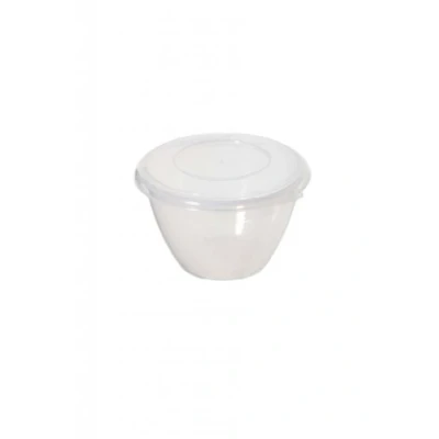 Image of Whitefurze 0.6 litre pudding bowl with lid, microwave safe