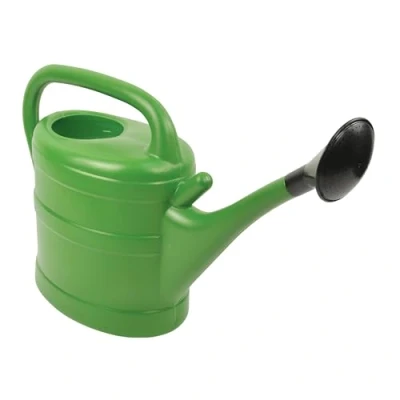 Image of DIVCHI Watering Can With Rose Head Indoor Outdoor Plants Pot Handle &amp; Removable Sprinkler (Green, 6 Litre)
