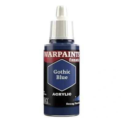 Image of The Army Painter Blue Warpaints Fanatic 18ml Acrylic Paints (Gothic Blue)