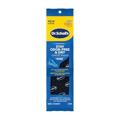 Image of Dr. Scholls Scholl&#039;s Odor X Fighting Insoles with Activated Charcoal Pair, 1 Pair (Pack of 1)