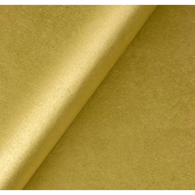 Image of 120 Sheets Metallic Gold Tissue Paper Pack Gift Wrap Wrapping (20&quot; x 30&quot;)