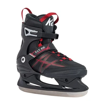 Image of K2 Skates Men&#039;s F.I.T. Ice Black Red, EU: 39 (UK: 5.5 MP: 24.5)