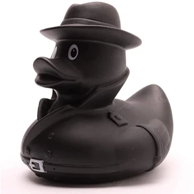 Image of Bath Duck Schattenmann I Squeaky Ducks L: 9 cm Includes Keyring in Set