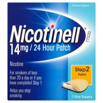 Image of Nicotinell 24 Hour Patch 14mg Step 2 7 Day Supply