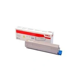 Image of OKI 46471113, 5000 Pages Yellow Toner and Laser Cartridge (5000 Pages)