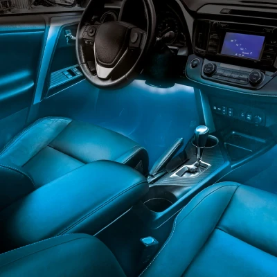 Image of #winning Car Interior Atmosphere Lighting Set LED Lights Strip Accessory Kit