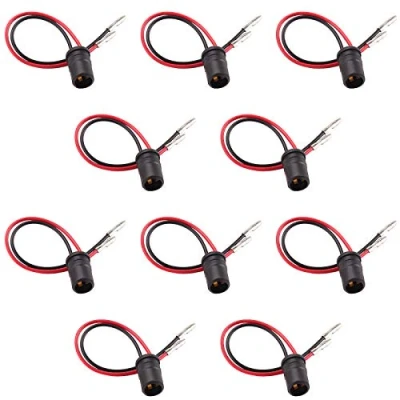 Image of Kinstecks 10PCS T10 LED Socket Holder Light Bulb Extension Auto Car Rubber Lamp for Motorcycle