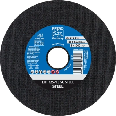 Image of 25x Pferd Cut off Wheel EHT 125 1,0 SG Steel